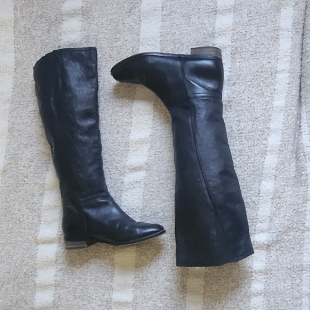 & Other Stories Black Over the Knee Boots
